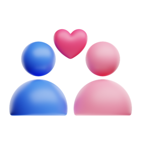 Pareja  3D Icon