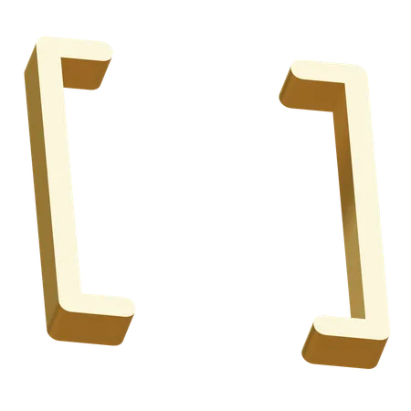 Parenthesis  3D Icon