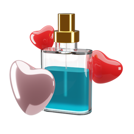 Parfum d'amour  3D Illustration