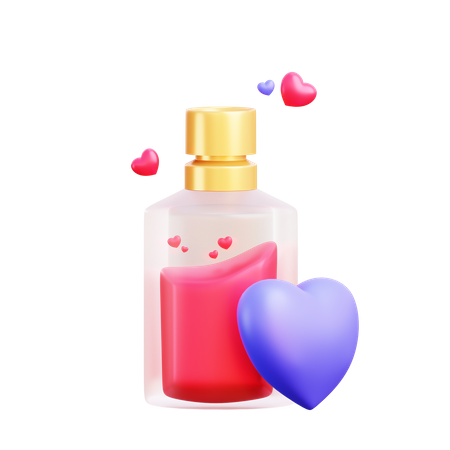 Parfüm Liebe  3D Illustration