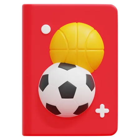 Livre de sport  3D Icon