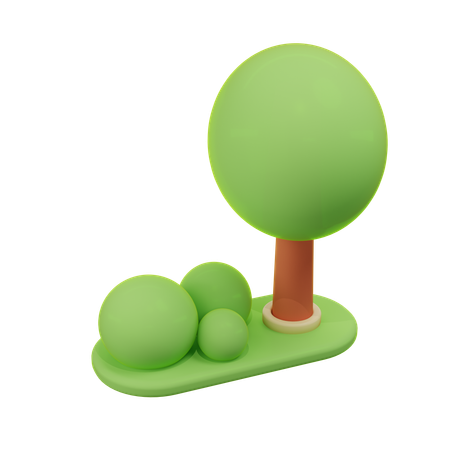 Park  3D Icon