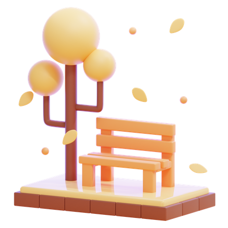 Park  3D Icon