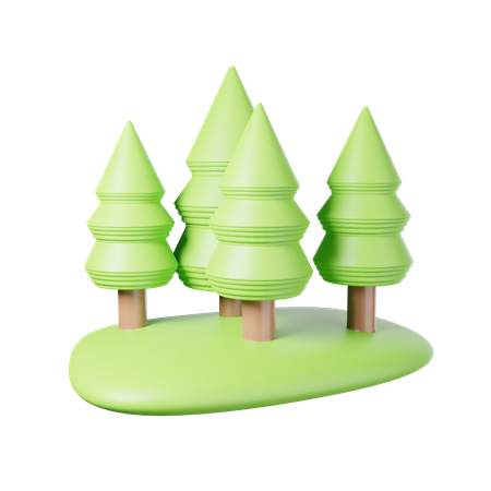 Park  3D Illustration