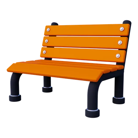 Park Bench  3D Icon