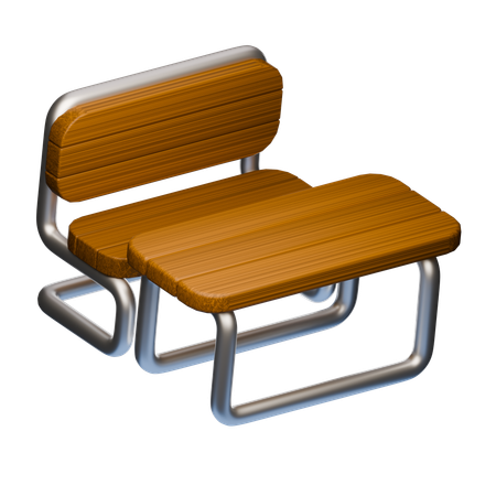 Park Bench  3D Icon