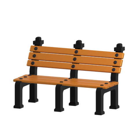 Park Bench  3D Icon