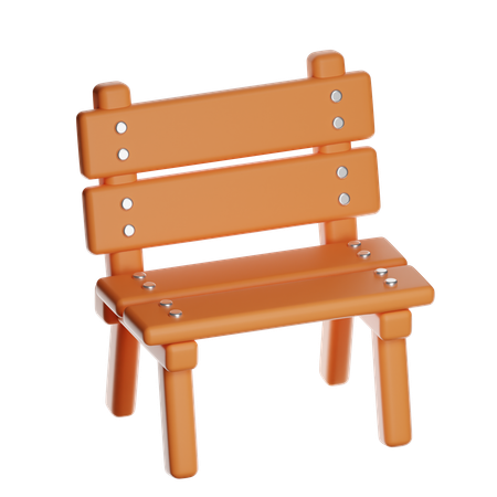 Park bench  3D Icon