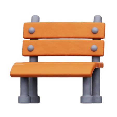 Park Bench  3D Icon