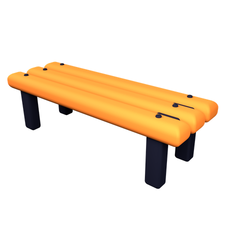 Park Bench  3D Icon