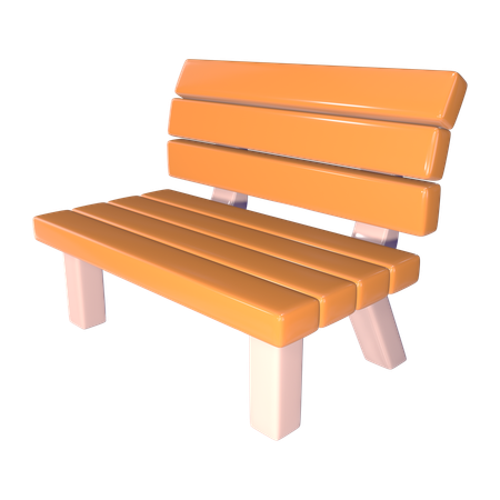 Park Bench  3D Icon