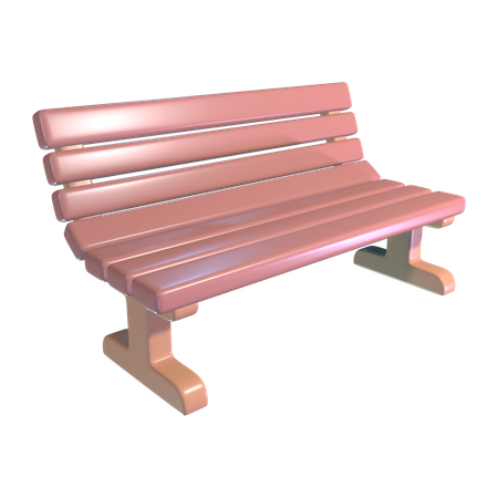 Park Bench  3D Icon