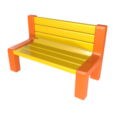 Park Bench  3D Icon