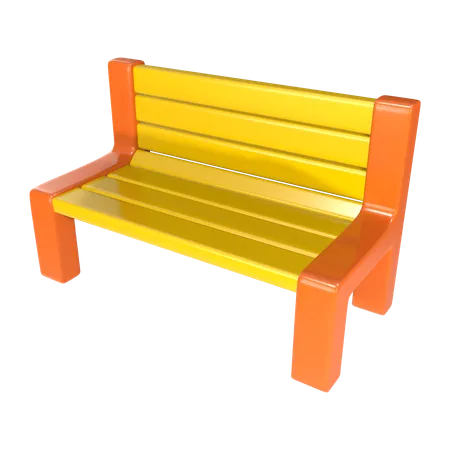 Park Bench  3D Icon