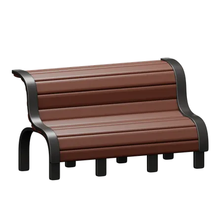 Park Bench  3D Icon