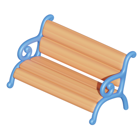 Park Bench  3D Icon