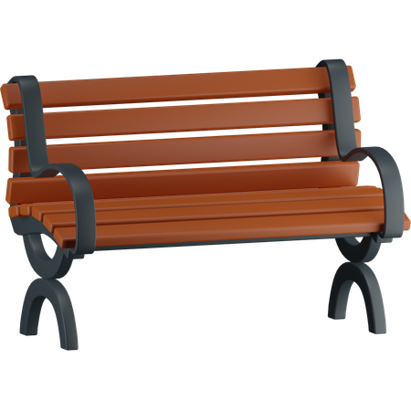 Park Bench  3D Icon