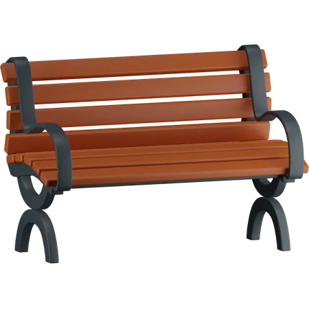 Park Bench  3D Icon