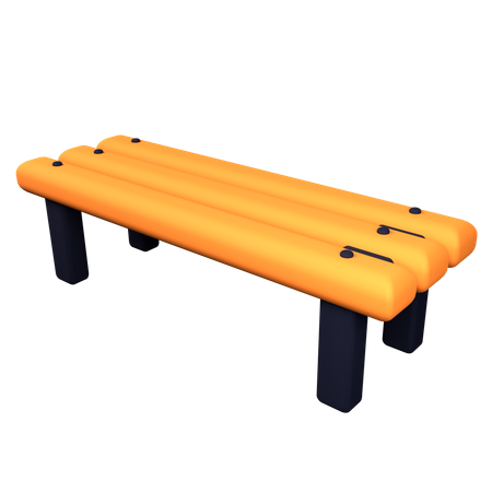 Park Bench  3D Icon