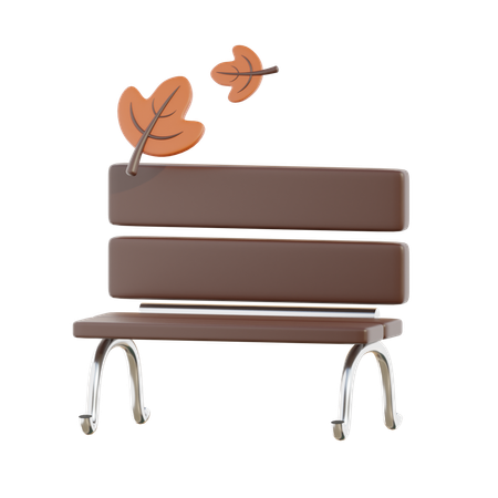 Park bench  3D Icon