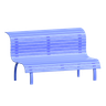 3d for park bench