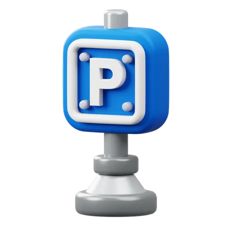 Parkbeschilderung  3D Icon