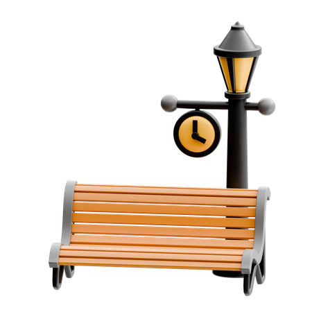 PARK CHAIR  3D Icon