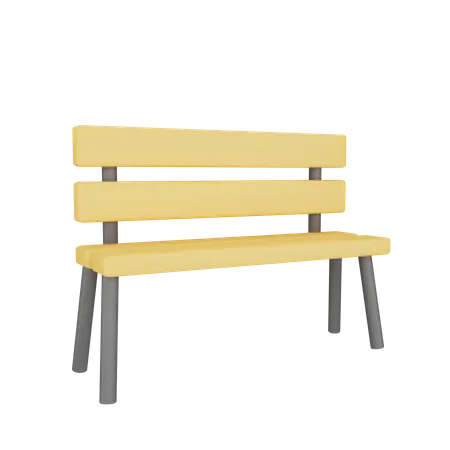 Park Chair  3D Icon