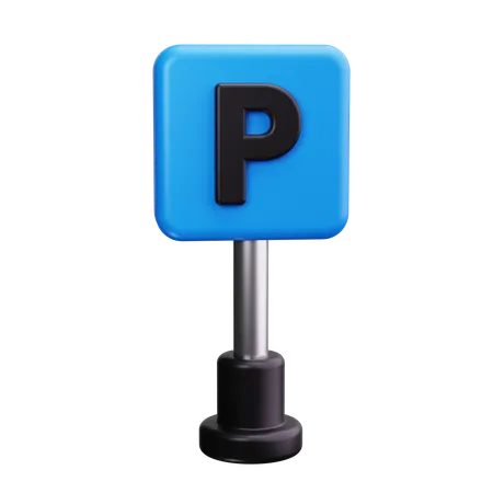 Park Sign  3D Icon