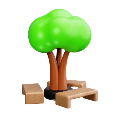 Parkbank  3D Icon