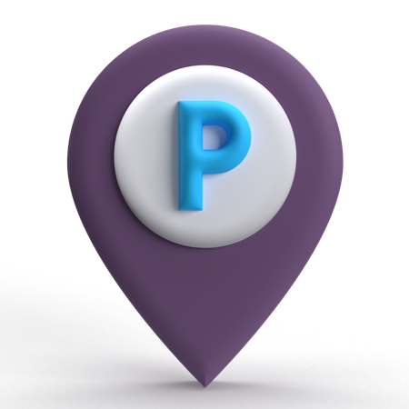 Parking  3D Icon