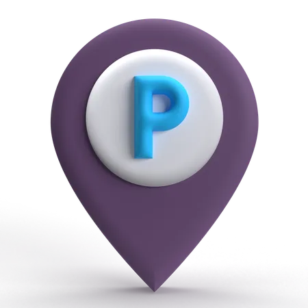 Parking  3D Icon