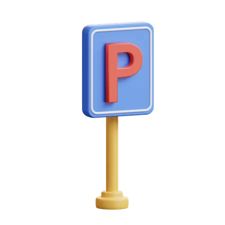 Parking  3D Icon