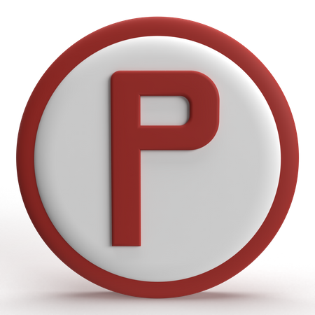 Parking  3D Icon