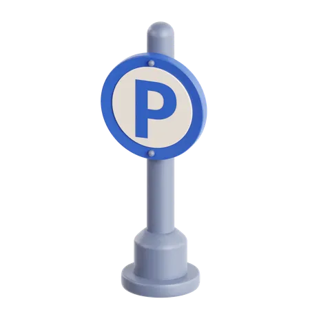 Parking Board  3D Icon
