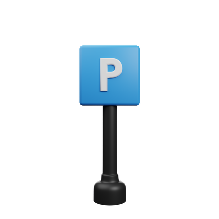 Parking Board  3D Icon