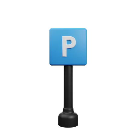 Parking Board  3D Icon