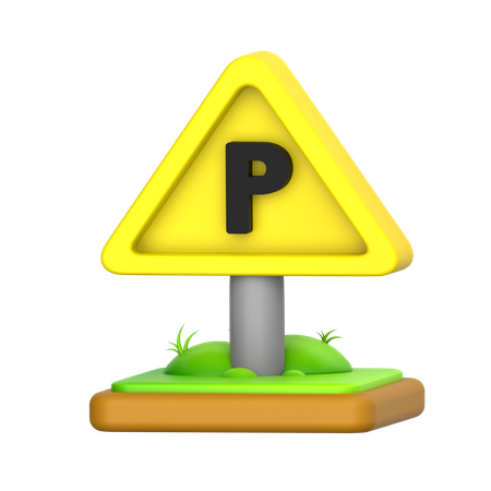 Parking Board  3D Icon