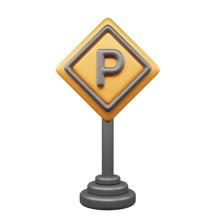 Parking Board  3D Icon