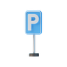3d parking board logo