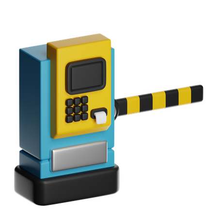 Machine de stationnement  3D Icon