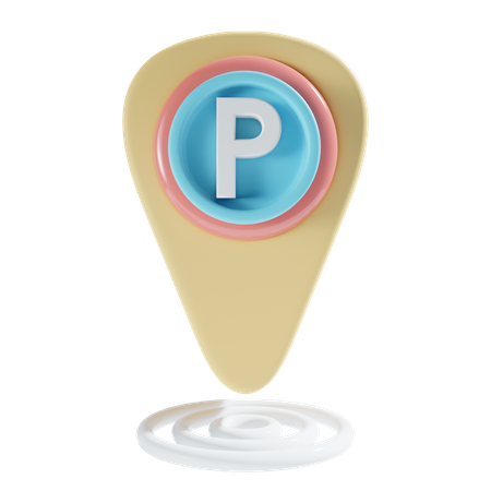 Parking Location  3D Icon