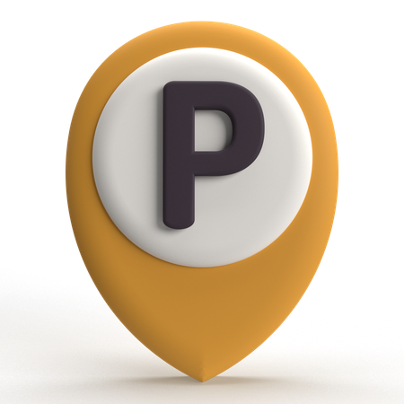 Parking Location  3D Icon
