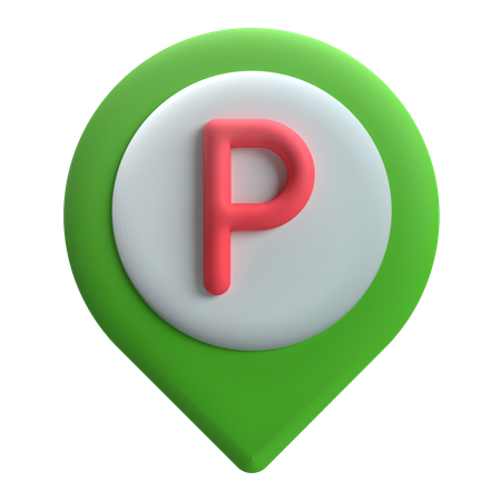 Parking Location  3D Icon