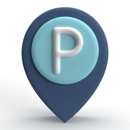 Parking Location  3D Icon