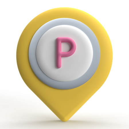 Parking Location  3D Icon