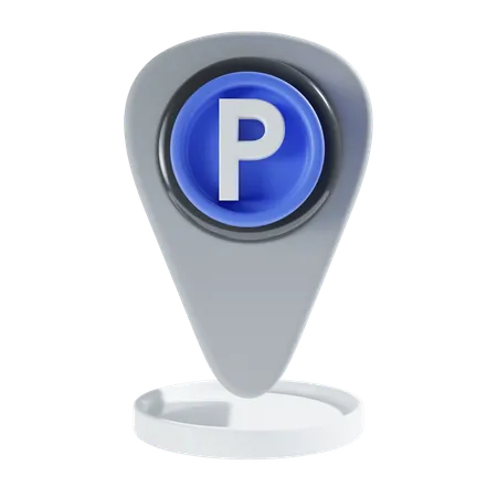 Parking Location  3D Icon