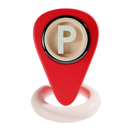 Parking Location  3D Icon