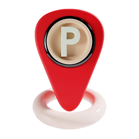 Parking Location  3D Icon