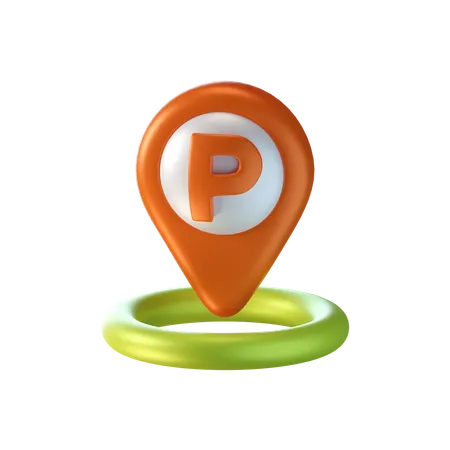 Parking Location  3D Icon